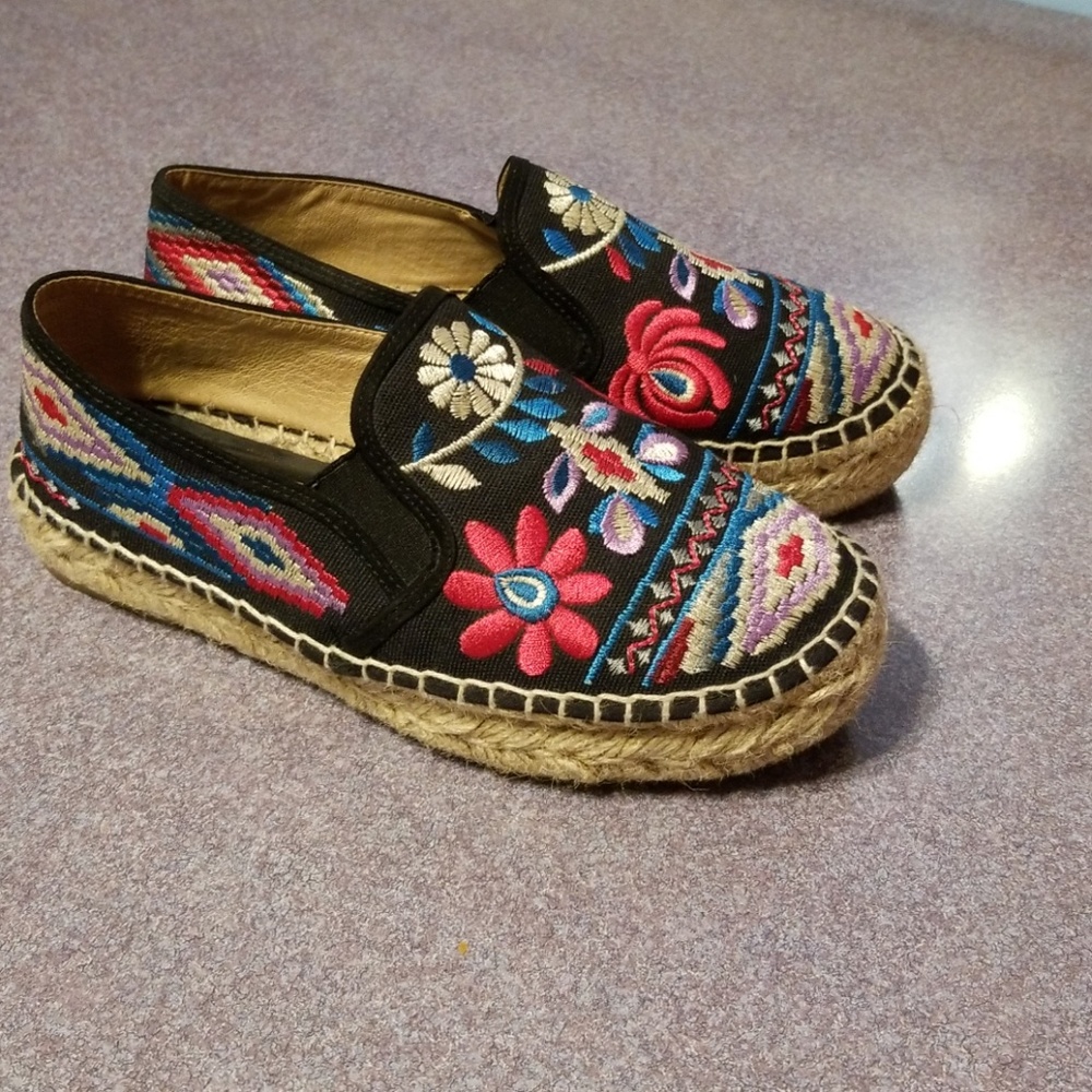 Johnny Was Espadrilles W size 7